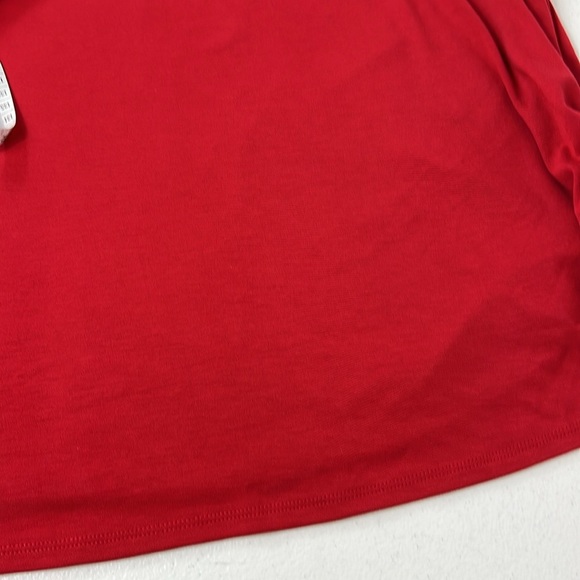 Tuckernuck Sz S Red Sara Maxi Dress Scoop Neck Long Sleeves Bamboo EUC - Picture 9 of 9